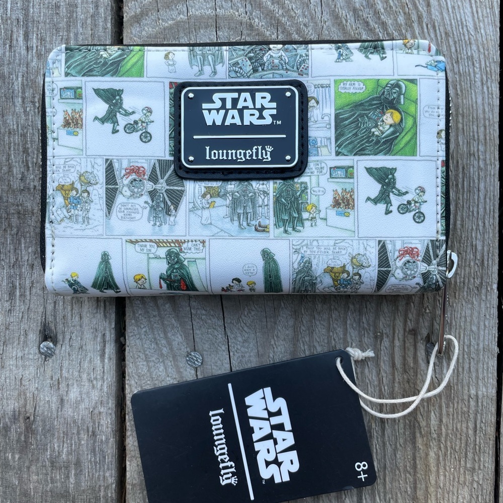NWT Loungefly Star Wars Darth Vader & Friends Wallet